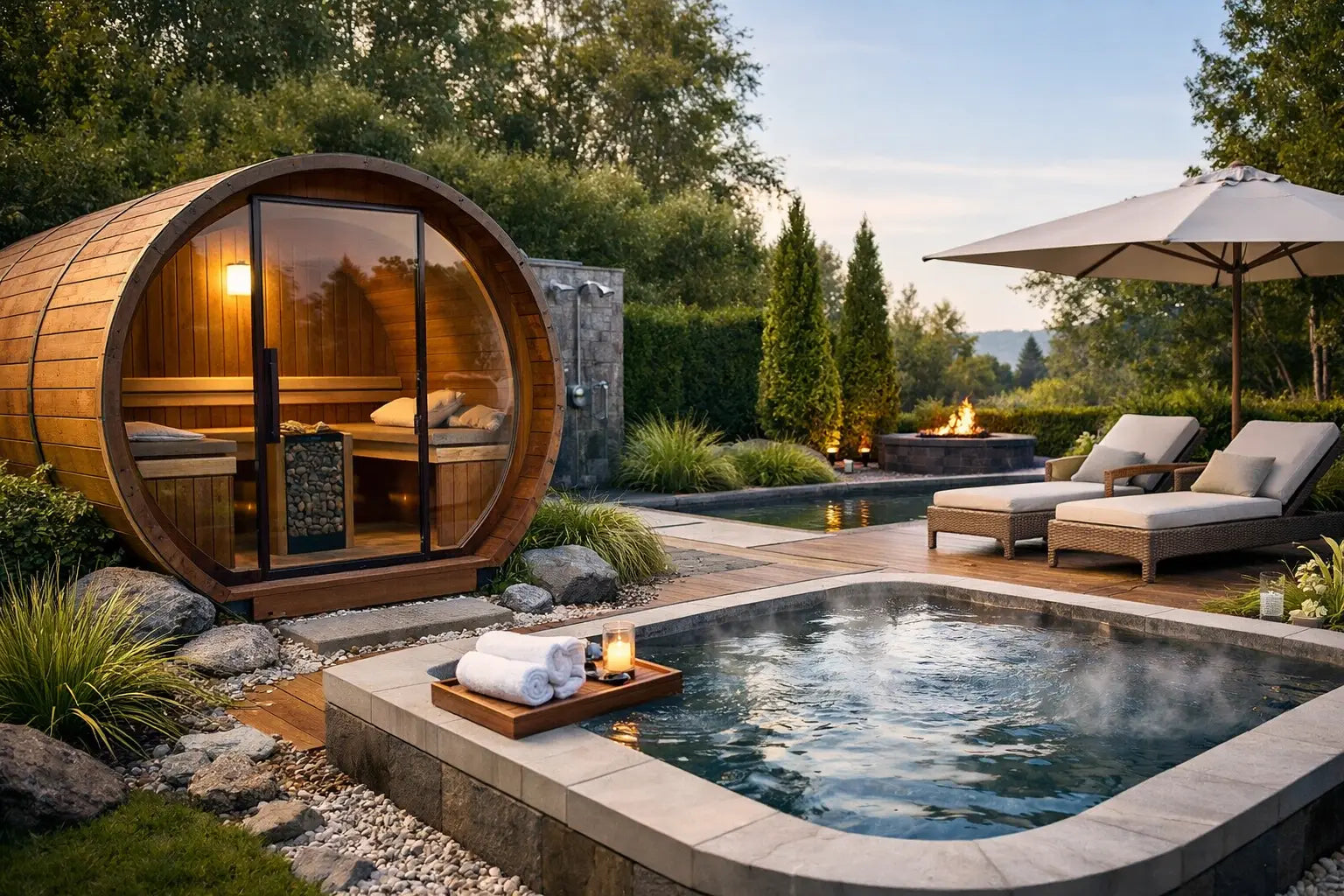Outdoor Sauna Garden Ideas for Luxury Living