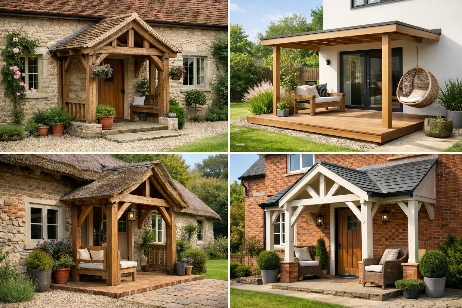 8 Best Timber Porch Styles for UK Homes