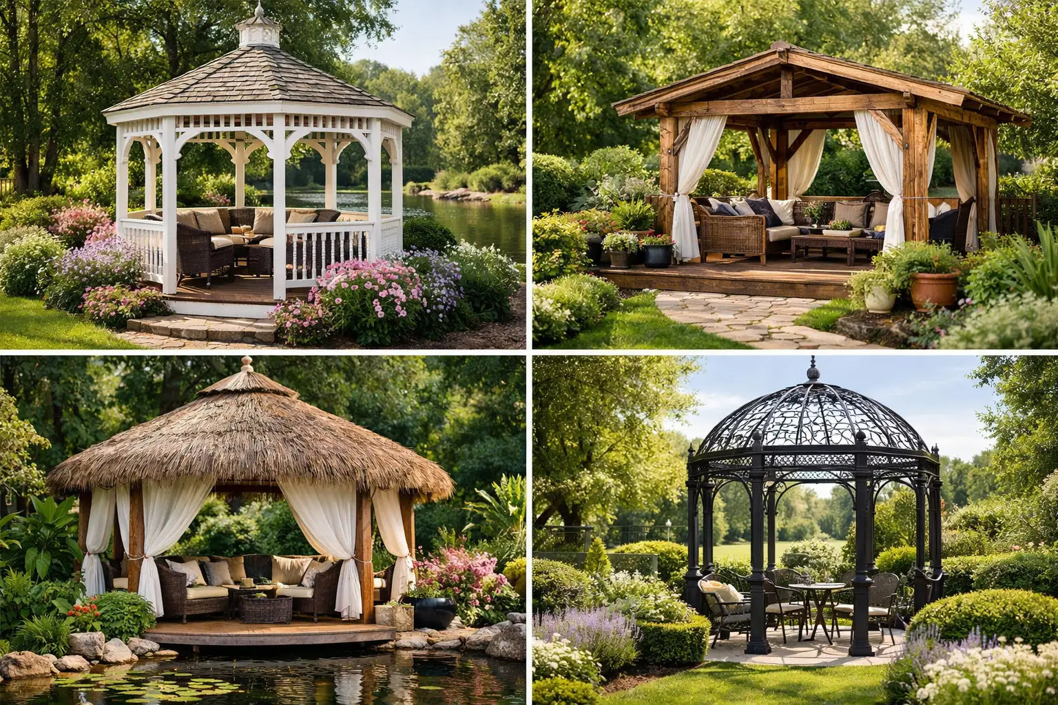 9 Best Gazebo Styles for Gardens