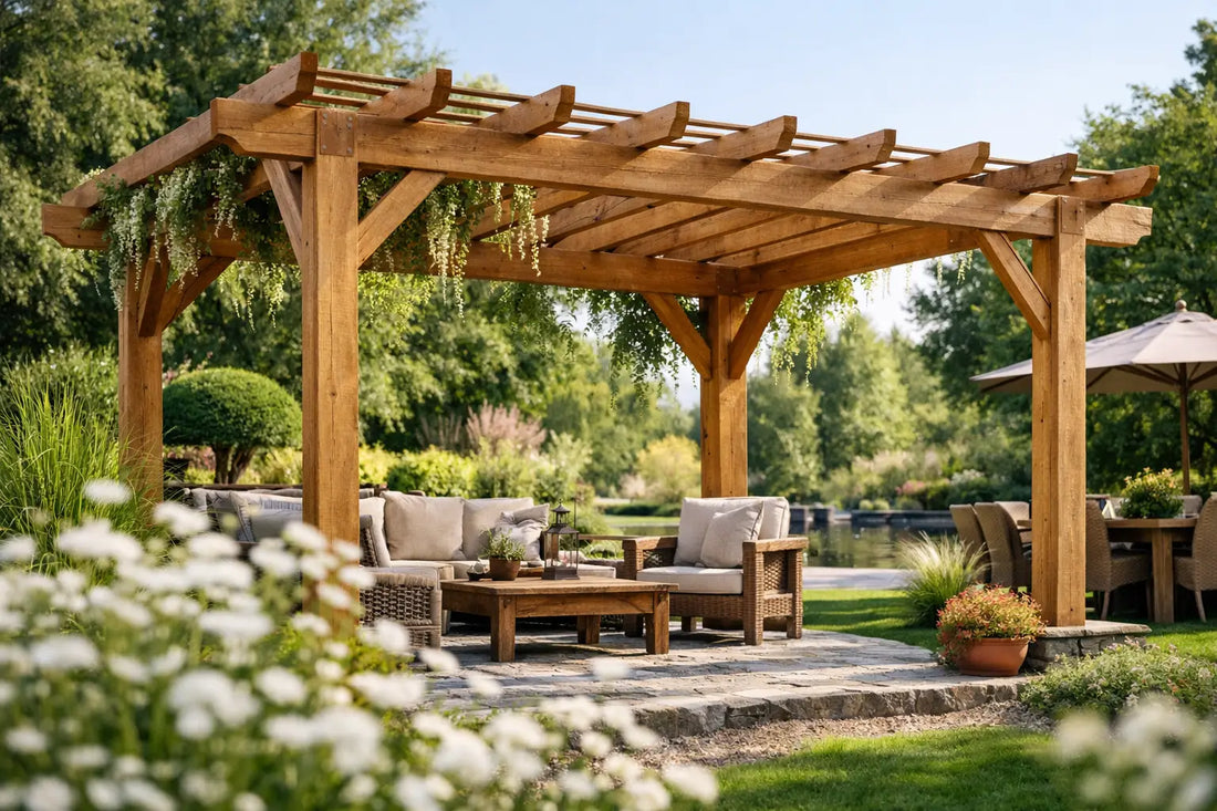 12 Oak Pergola Ideas for a Better Garden