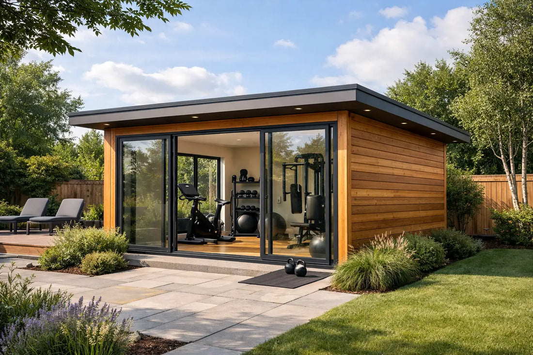 Detached Garden Gym Building Design Ideas