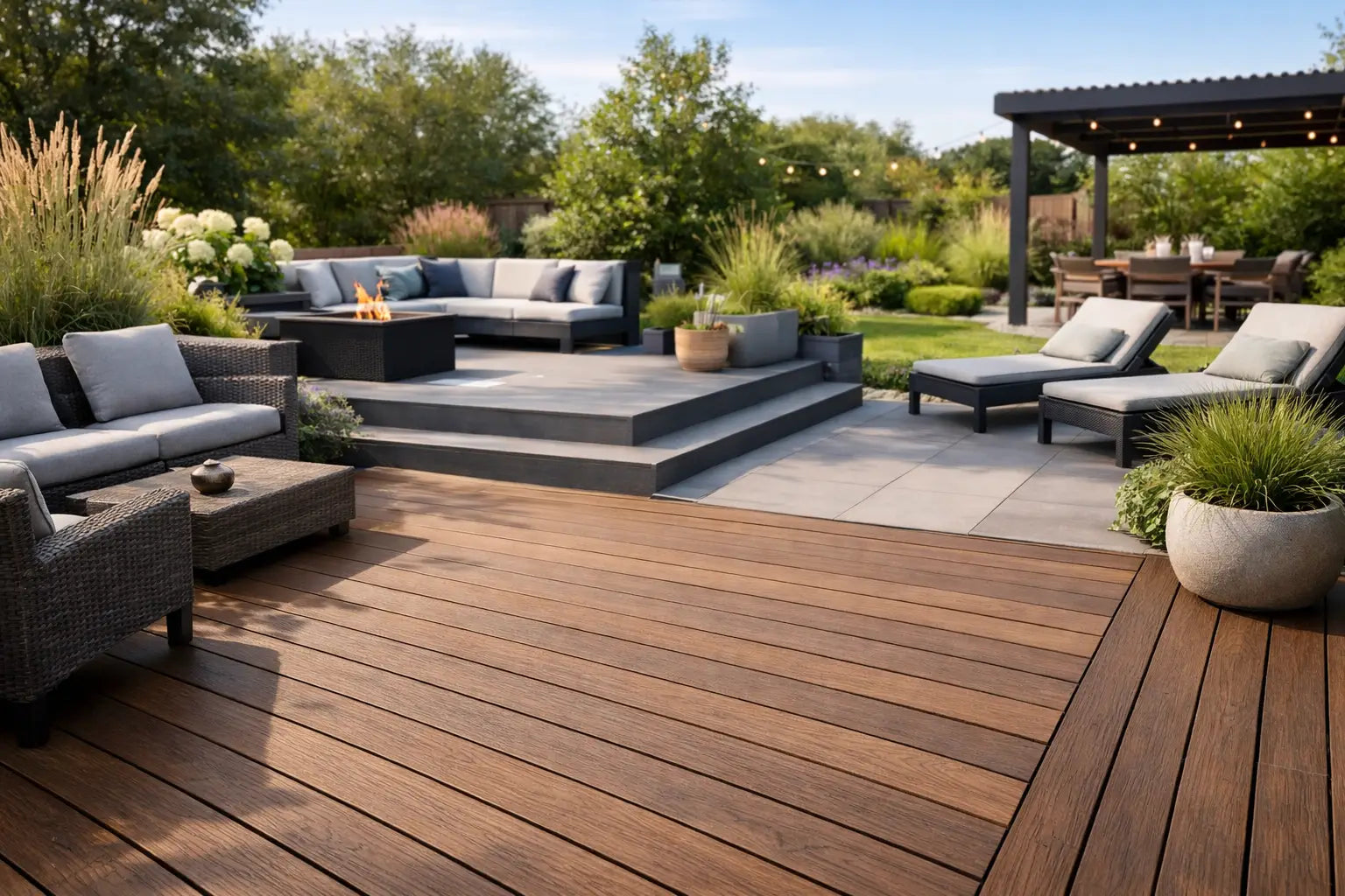 12 Composite Decking Ideas for the Garden
