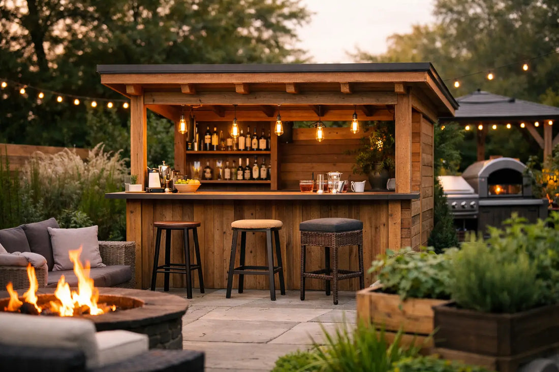 12 Garden Bar Building Ideas That Last