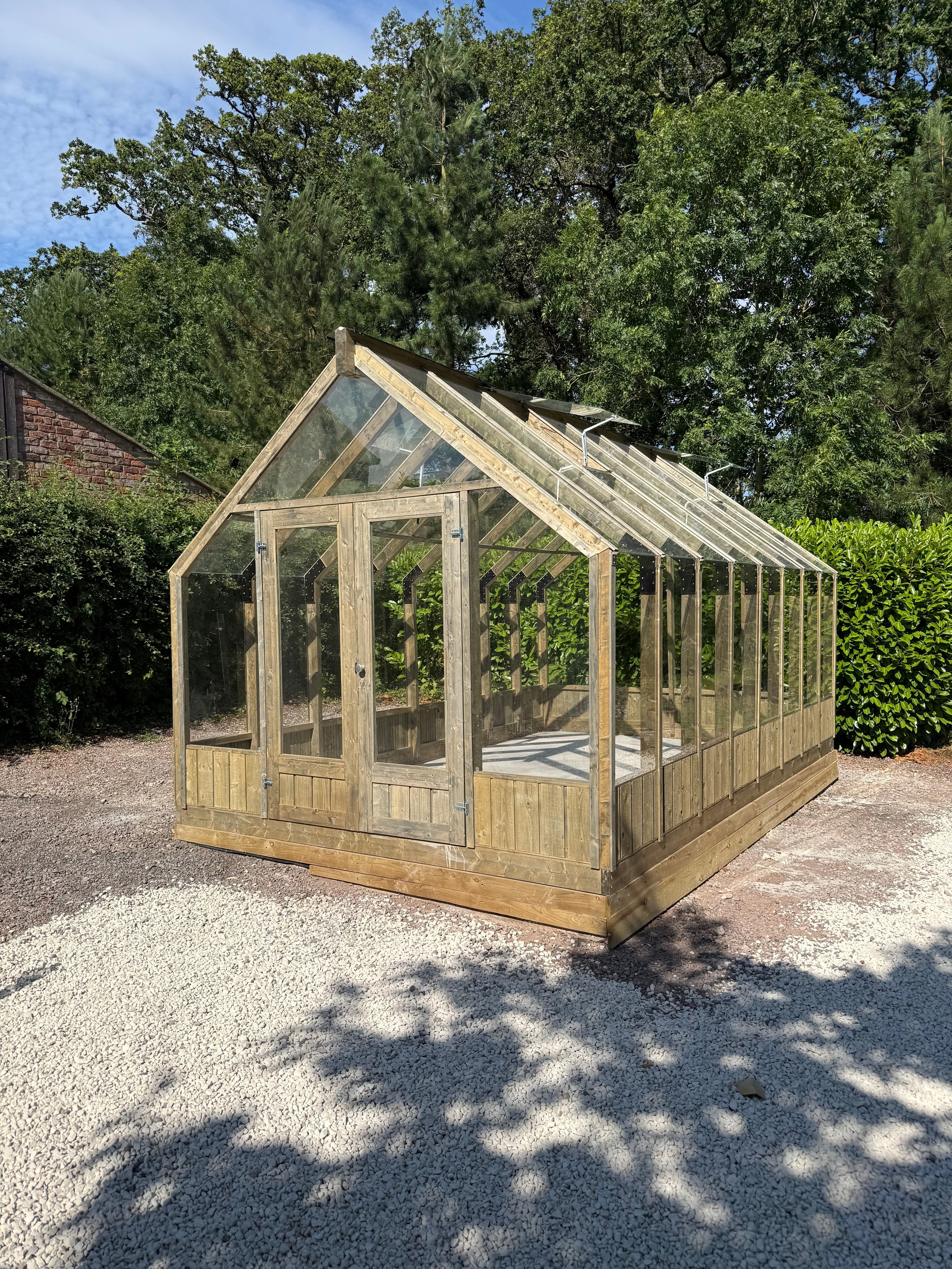 A Palmako Emilia L Greenhouse Pavilion in Tarporley, Cheshire — A Customer’s Garden Transformed
