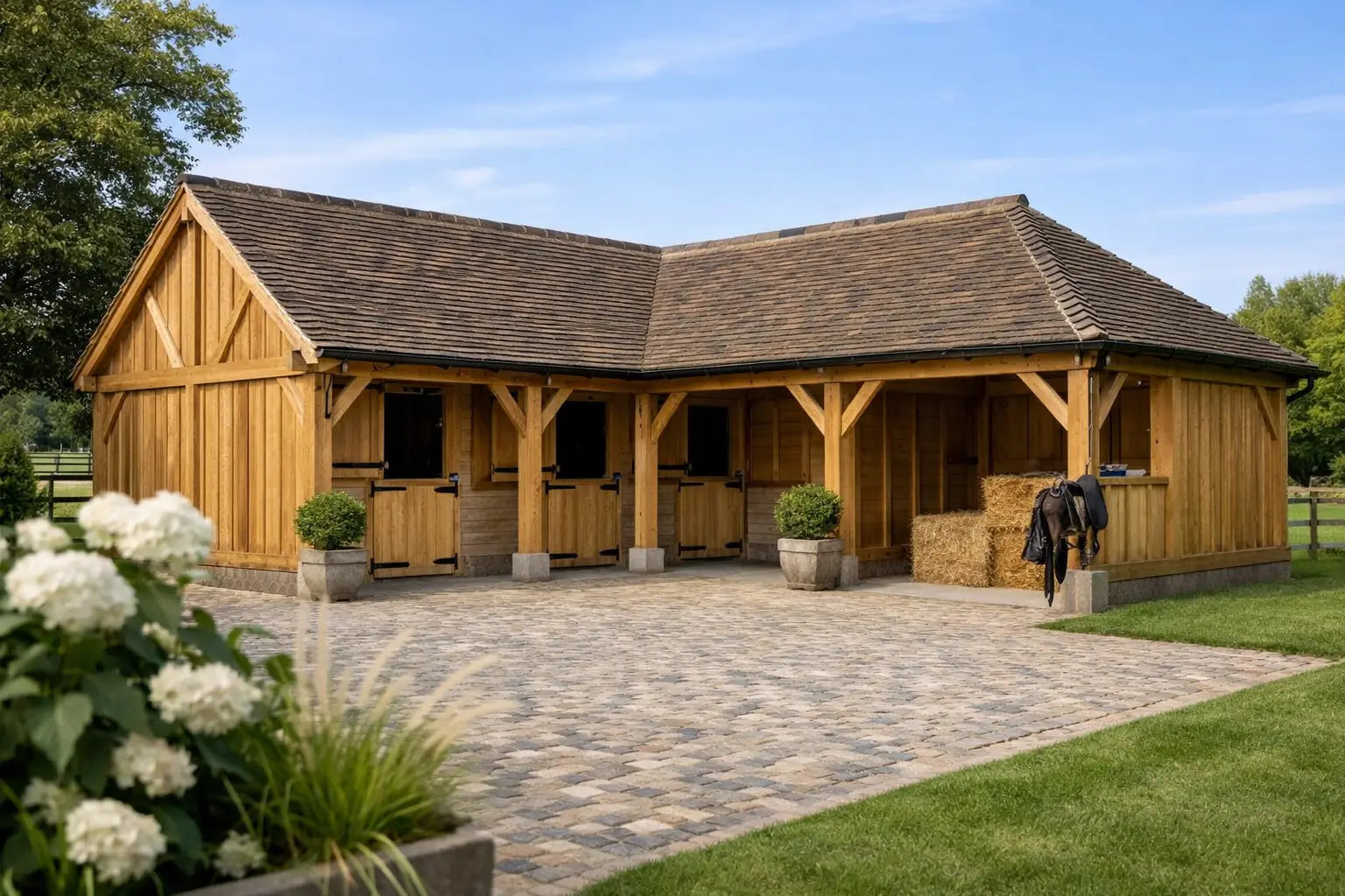 Oak Framed Stables That Elevate Your Yard