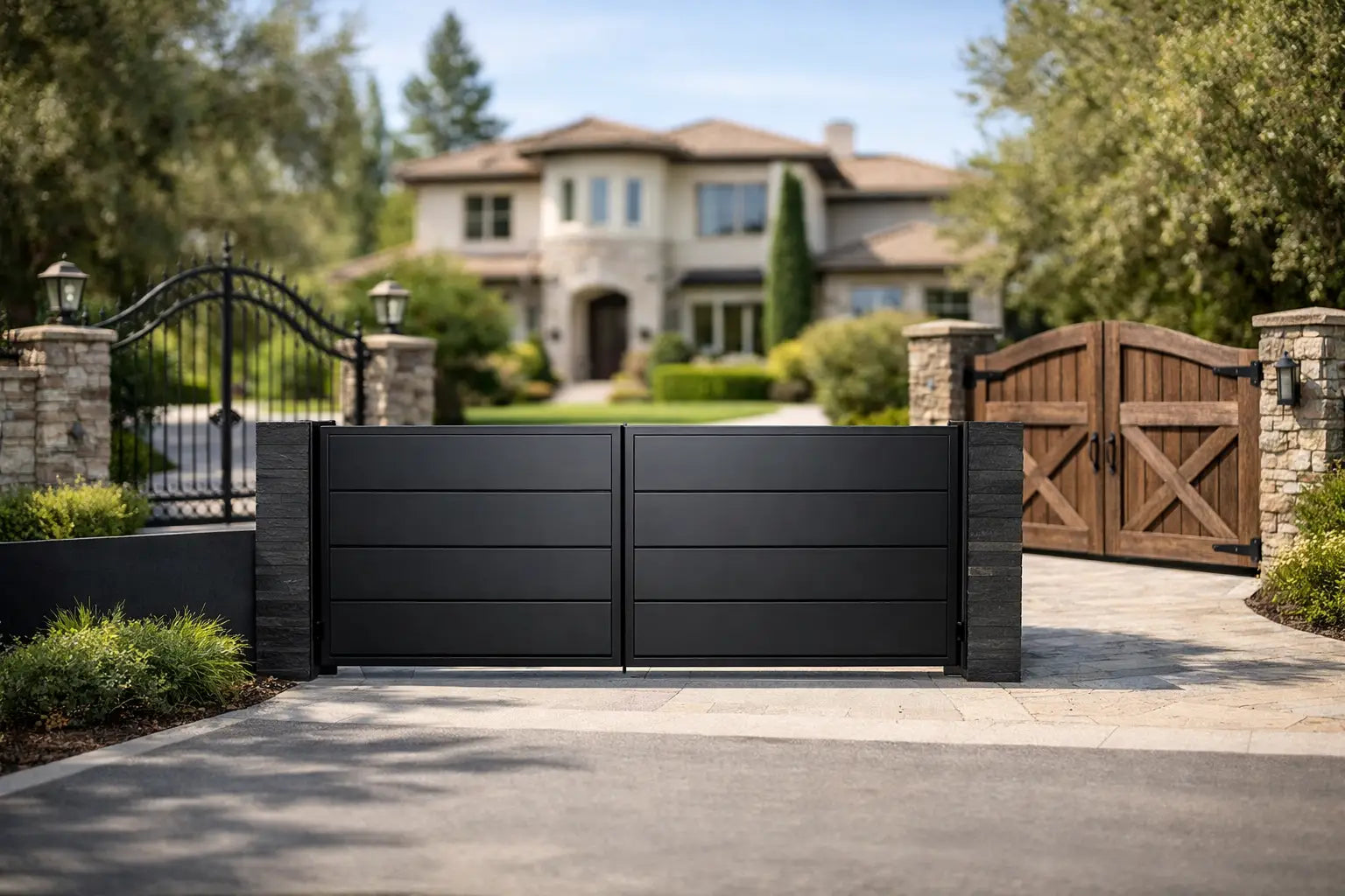 12 Driveway Entrance Gate Ideas to Elevate