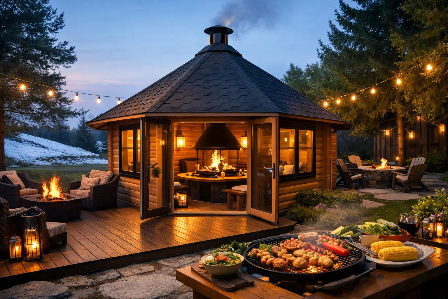 How to Plan a BBQ Hut for Year-Round Entertaining