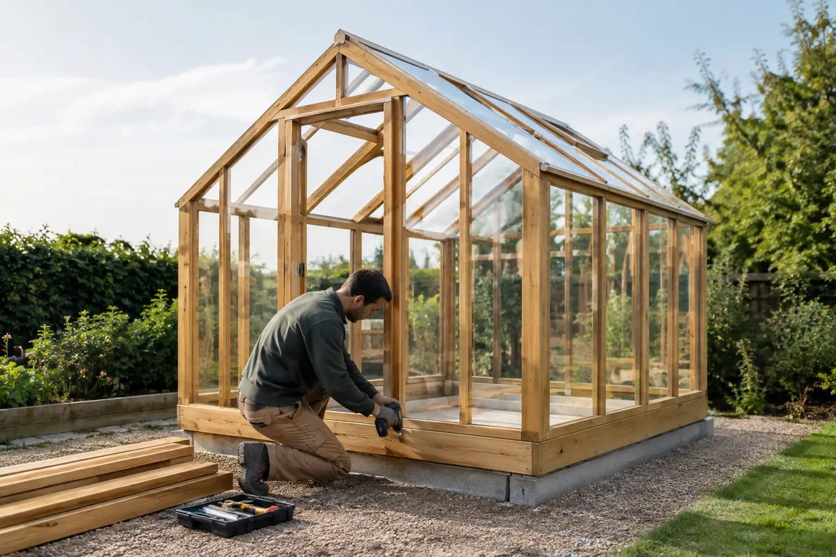 How to Assemble a Timber Greenhouse Properly