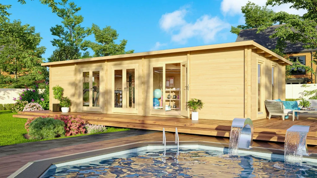 Game Room 70 | 12.13m x 4.84m Log Cabin | Pool Room | Games Room | Fully Installed | Mainland UK