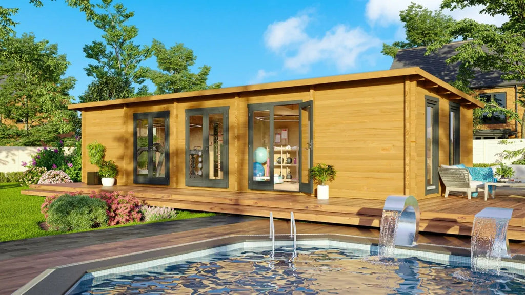 Game Room 70 | 12.13m x 4.84m Log Cabin | Pool Room | Games Room | Fully Installed | Mainland UK
