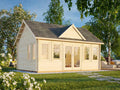 Fully Installed Palmako Claudia XL Clockhouse Log Cabin | Garden Room | Home Office | 19.4m² | 44mm | 5.5x4m