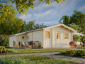 Fully Installed Palmako Emily XL Traditional Timber Holiday House | 4-Room Guest House | Annexe | 39.2m² | 70mm | 6.6x7.8m