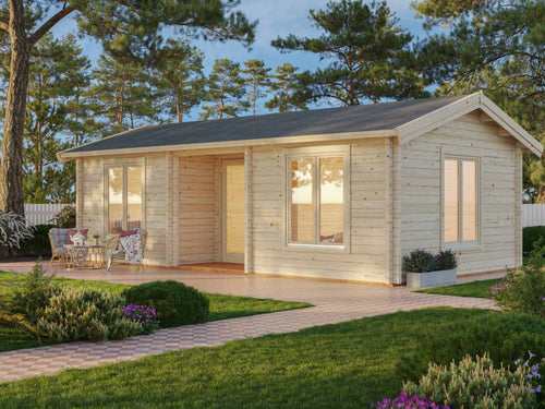 Fully Installed Palmako Anna M Modern Timber Holiday Cottage | As Seen on Living Big in a Tiny House | Garden Room | Annexe | 26.8m² | 70mm