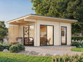 Fully Installed Palmako Cecilia S Modern Log Cottage | 2-Room Annexe | Commercial Office | Guest House | 14.2m² | 70mm | 5.2x3.3m