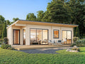 Fully Installed Palmako Cecilia XXL Modern Log Cottage | 3-Room Annexe | Luxury Lodge | Commercial Office | 32m² | 70mm | 9.1x4.4m