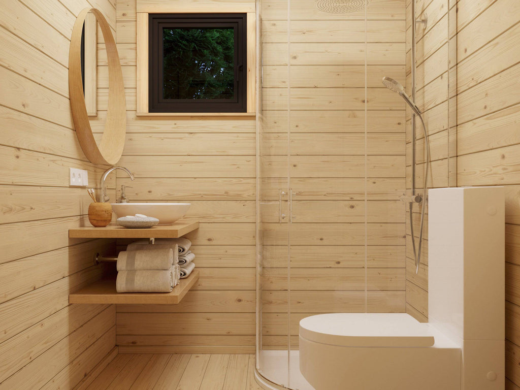 Fully Installed Palmako Cecilia M Modern Log Cottage | 3-Room Annexe | Commercial Office | Guest House | 21.8m² | 70mm | 7.8x3.3m