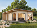 Fully Installed Palmako Cecilia XXXL Modern Garden Studio | Annexe | Guest House | Home Office | 39.9m² | 70mm | 6.7x6.7m