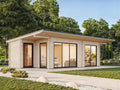 Fully Installed Palmako Cecilia L2 Modern Garden Studio | Annexe | Commercial Office | Guest House | 27.3m² | 70mm | 7.9x4.4m