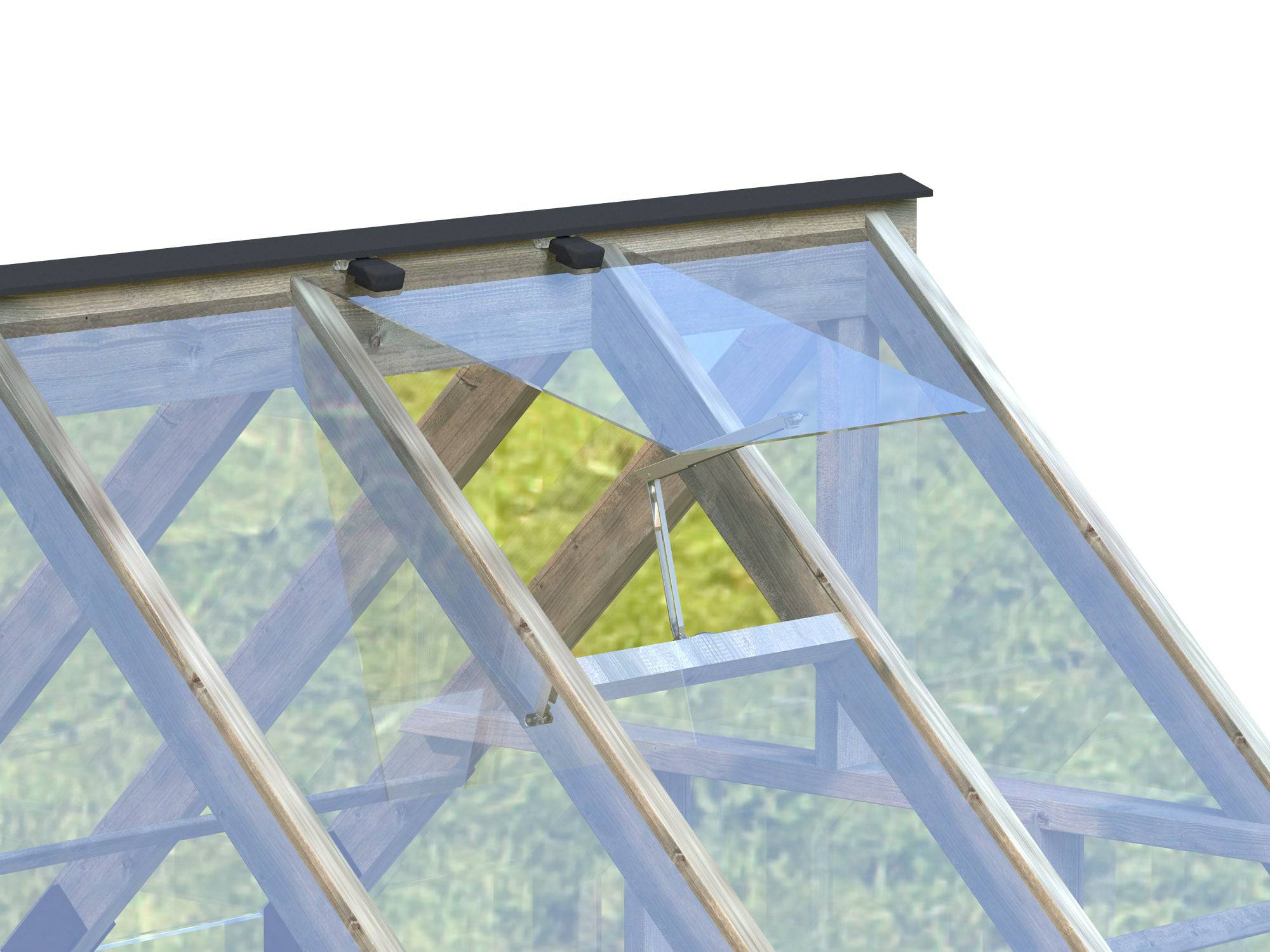 Fully Installed Palmako Emilia Pavilion | Greenhouse | Glass Summer House | 19.1m² | T-Shaped | Pressure Treated