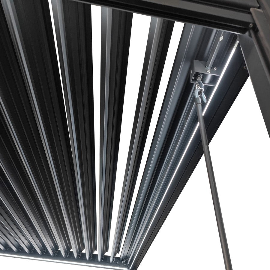 Aluminium Louvred Pergola with Integrated LED Lighting — Fully Installed Nationwide