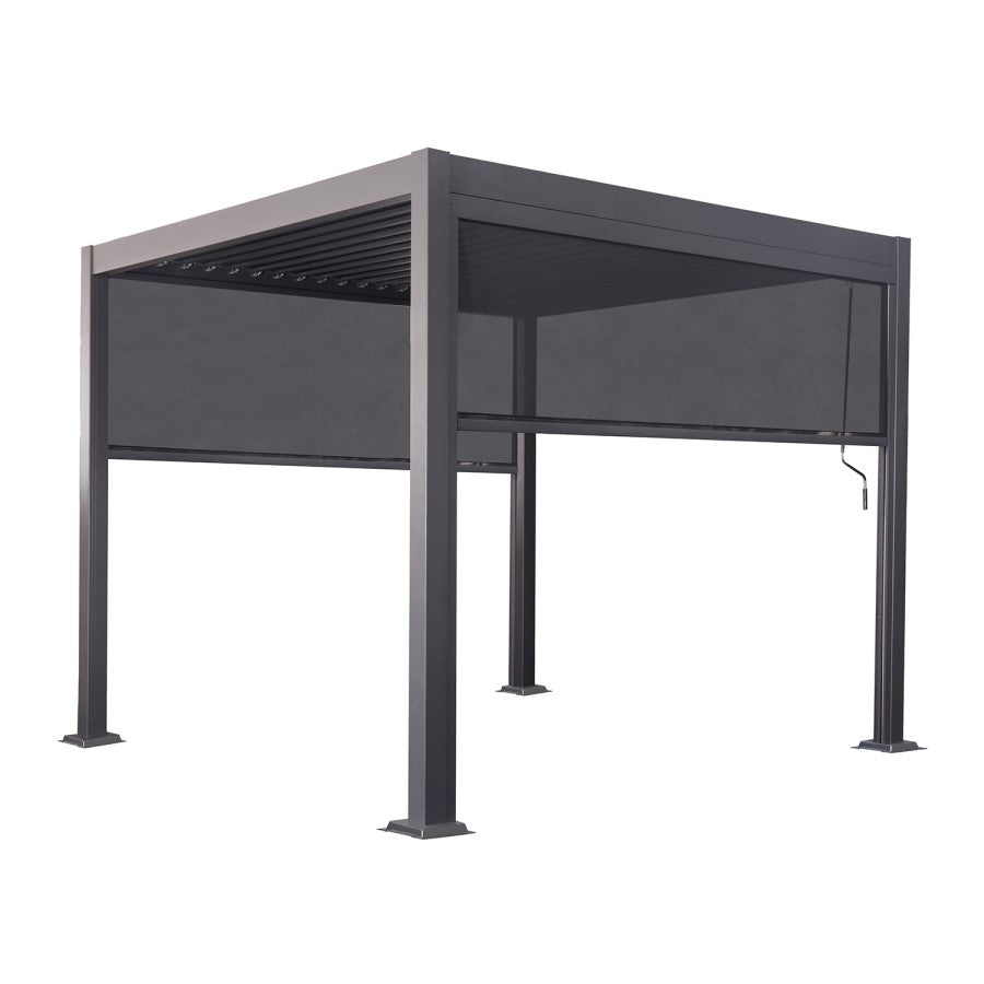 Aluminium Louvred Pergola with Privacy Side Screens — Fully Installed Nationwide