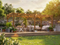 Leviathan Wooden Pergola 6m x 3m | 120mm Posts | Smart Seal Treated | Nationwide Installation Included