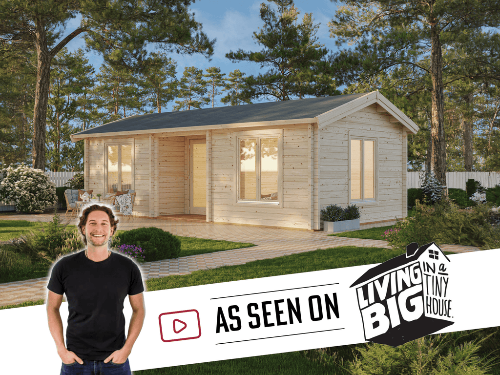 Fully Installed Palmako Anna M Modern Timber Holiday Cottage | As Seen on Living Big in a Tiny House | Garden Room | Annexe | 26.8m² | 70mm