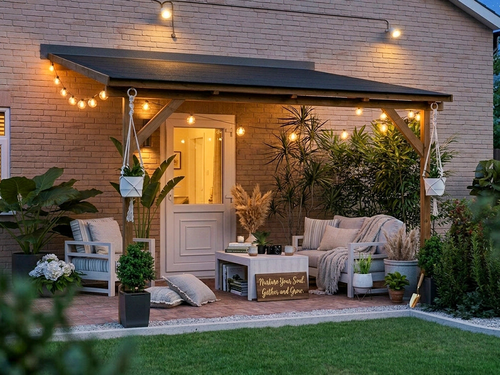 Dunster House Utopia Lean To Gazebo & Veranda | W3m x D3m | Fully Installed Nationwide