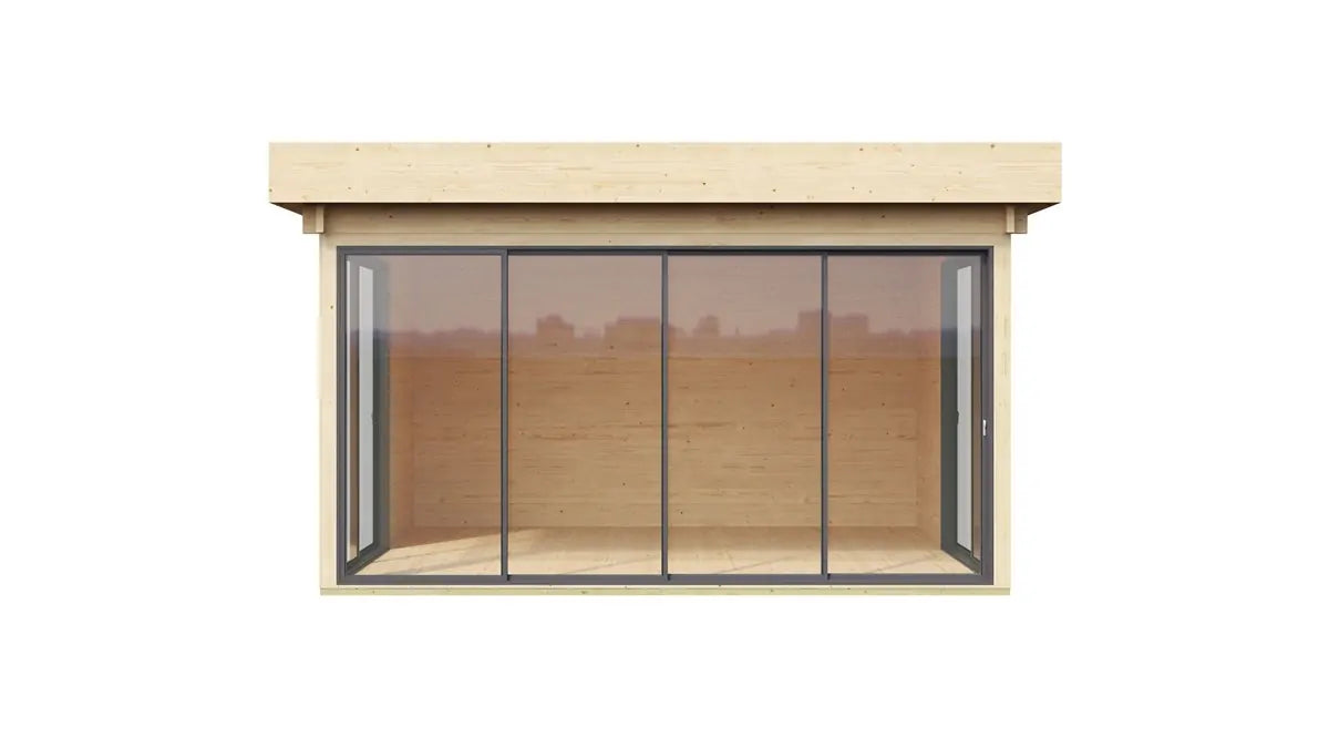 ALU Concept 70 H | 4.41m x 4.18m Garden Room | Aluminium Sliding Doors | Fully Installed | Mainland UK