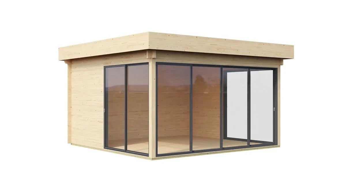 ALU Concept 70 H | 4.41m x 4.18m Garden Room | Aluminium Sliding Doors | Fully Installed | Mainland UK