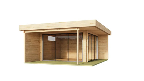 ALU Concept Relax 70 A | 5.78m x 5.08m Corner Garden Room | Aluminium Windows | Fully Installed | Mainland UK