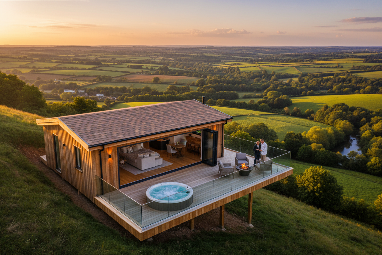 Hilltop Cantilevered Lodge