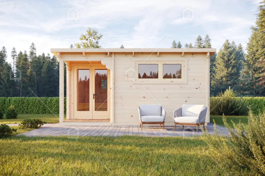 Wooden Tiny House Ohrid – Glamping Pod 5x4m (20m²)