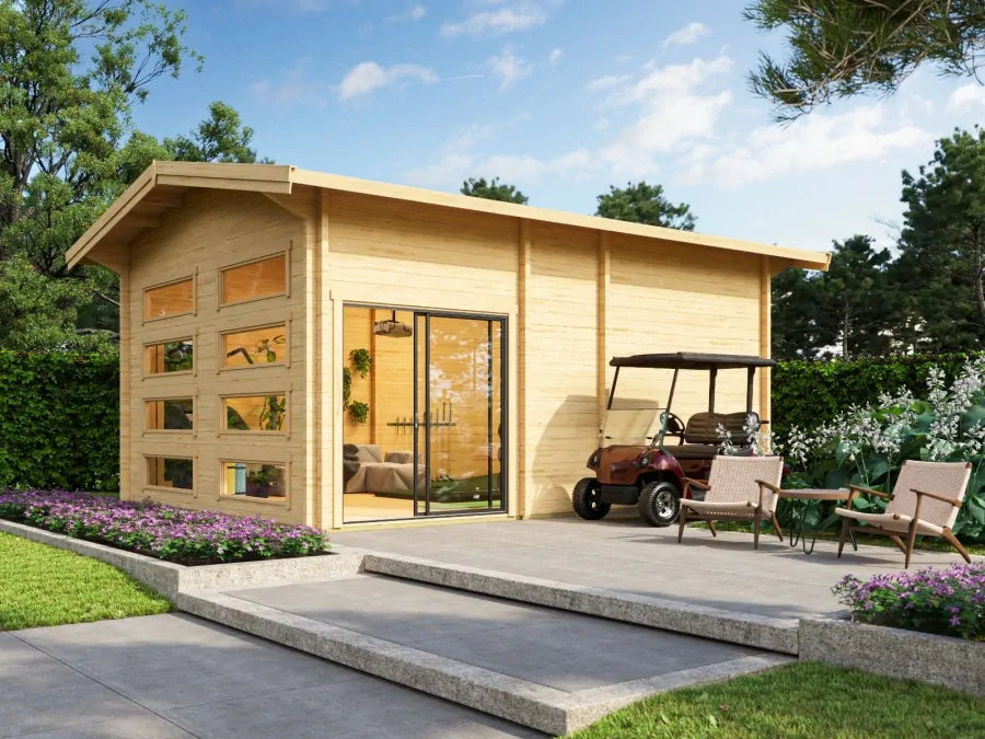 Golf Simulator Building | 5.95m x 7.6m Log Cabin | Fully Installed | Mainland UK