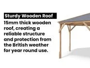 Dunster House Utopia Walled Garden Bar Gazebo | W3m x D3m | Fully Installed Nationwide