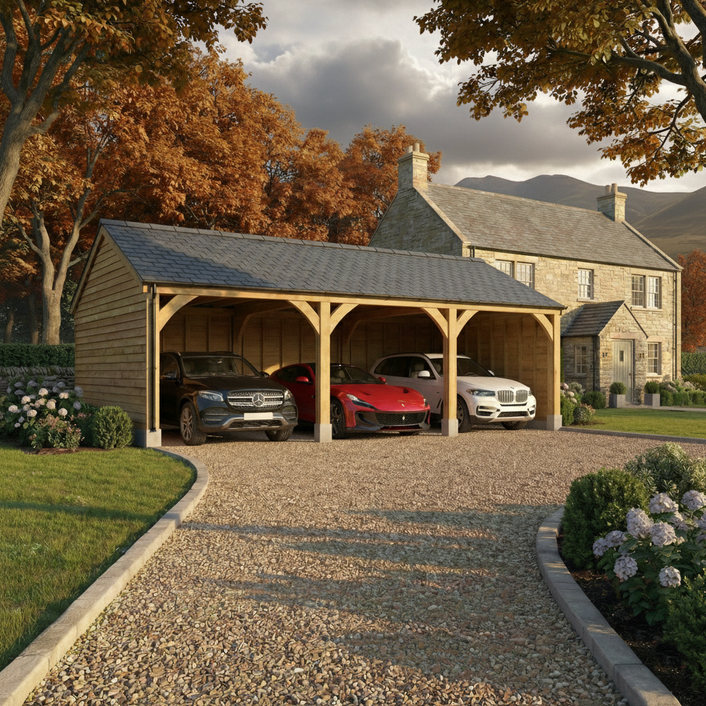 Triple Carport – Highland Lodge